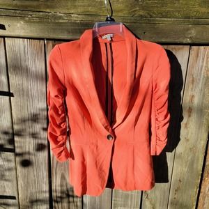 Charlotte Russe Women's Orange Blazer Size Medium